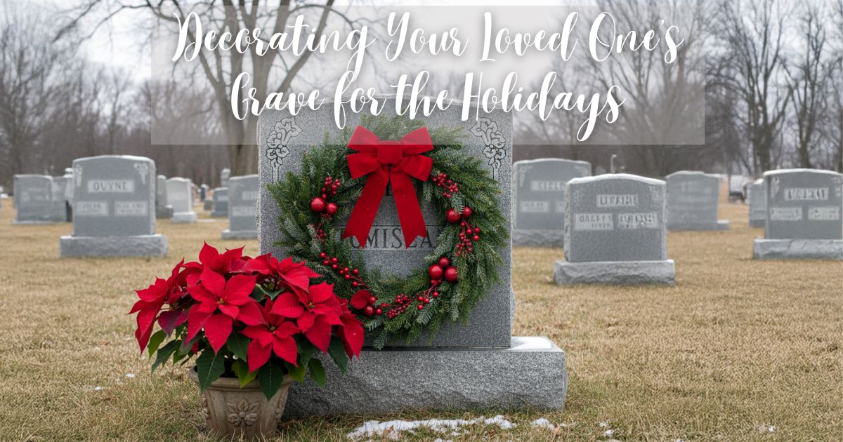 Bringing Comfort and Cheer: Decorating Your Loved One's Grave for the Holidays