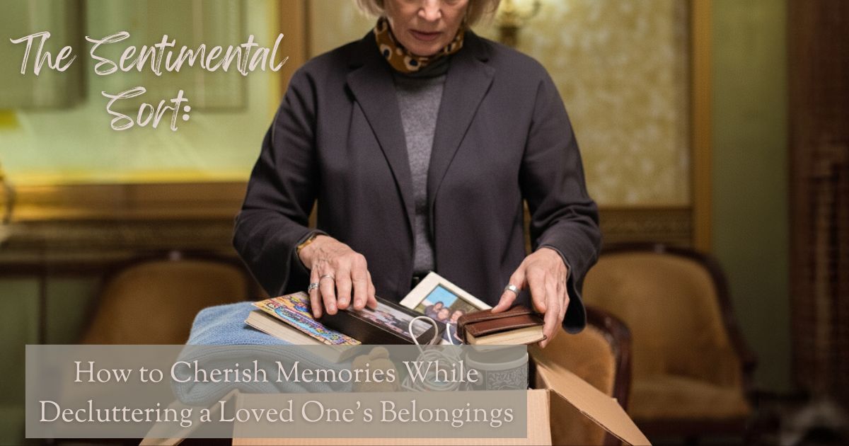 The Sentimental Sort: How to Cherish Memories While Decluttering a Loved One's Belongings